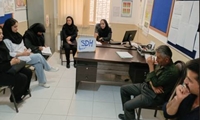 برگزاری جلسه SDH مرکز خدمات جامع سلامت سرچاه با حضور اعضای شورای اسلامی و دهیار روستا