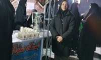 برپایی ایستگاه صلواتی ویژه شام اربعین شهادت امام و شهدای جنگ رمضان در اردل