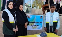  استقرار میز خدمت سلامت در پویش جانفدا توسط مرکز بهداشت اردل
