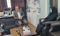دیدار مدیر شبکه بهداشت و درمان اردل با فرماندار شهرستان