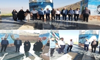 ادای احترام به مقام شامخ شهدای گمنام شهر اردل در آغاز سفر دکتر رضا نصر